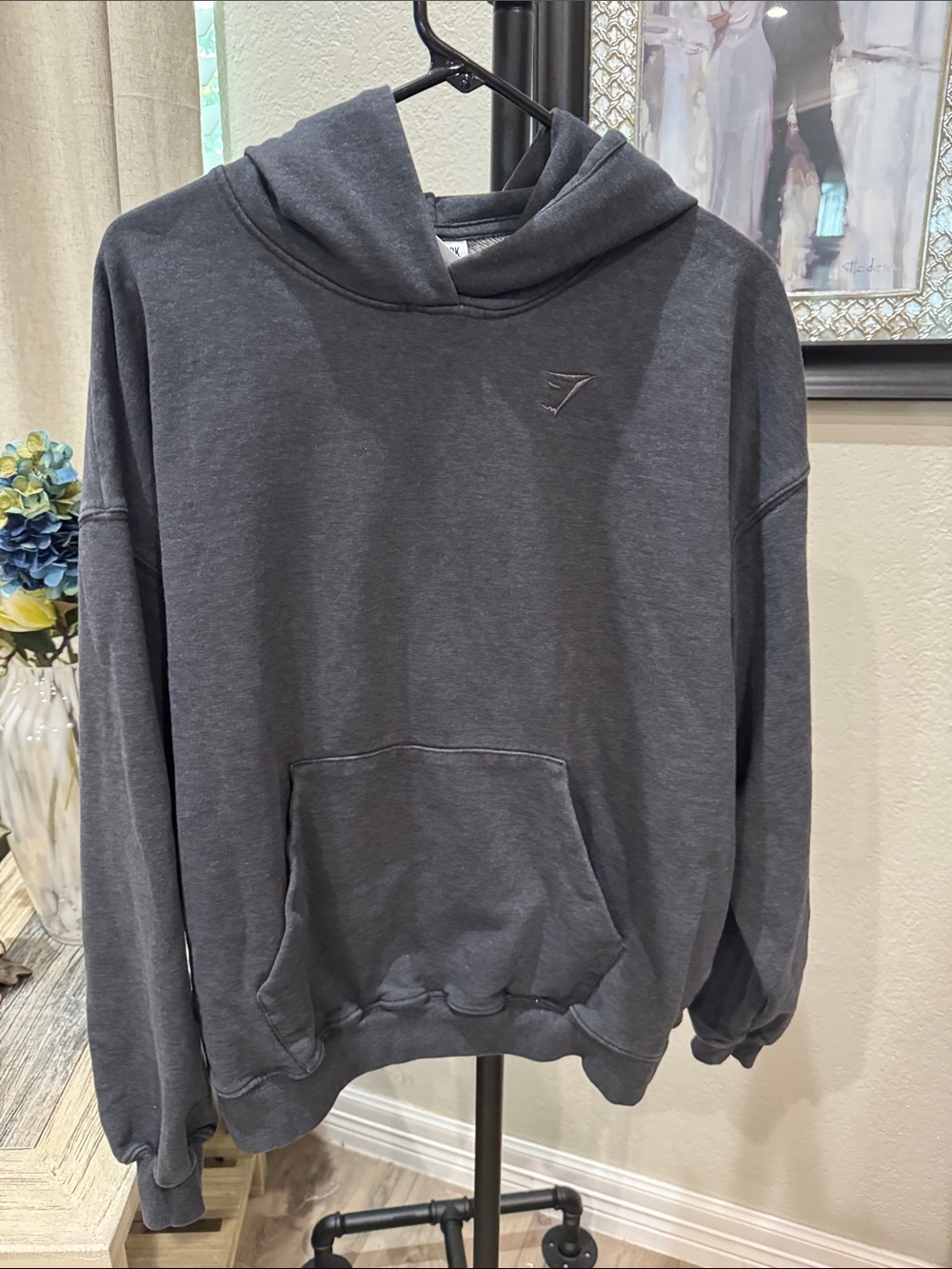 Gymshark Charcoal Gray Pullover Hoodie